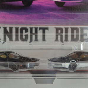 Hot Wheels Premium Knight Rider K.I.T.T & K.A.R.R 2 car set ★HW ホットウィール ナイト ライダー カール キット ファイアー バードの画像2