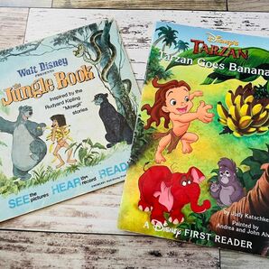 Disney Jungle Book TARZAN 洋書 英語 絵本 2冊セット