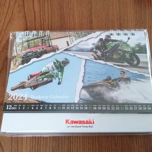 Kawasaki 川崎重工 2024 卓上カレンダー カレンダー バイク カワサキ Kawasaki 川崎重工業