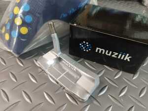 ムジーク muziik 6221 MILLED ワイド ショートスラントネック シルバー SUS304 ヘッドのみ 新品未使用品 純正カバー付 44000円のお品です