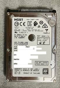 ◆送料無料◆2.5インチHDD【HGST HTS721010A9E630】1TB