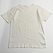 Champion ☆ USA製 カレッジ フットボール プリント 半袖 Tシャツ ホワイト M アメカジ ストリート 古着 人気 チャンピオン ■SAP59_画像2