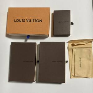 LOUIS VUITTON ☆ ルイヴィトン ブランド 空き箱 財布 小物 化粧箱 ボックス BOX おまけクロス 人気 4点 おまとめ■SAC67