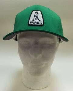 [ limited goods ] PING cap Limited Edition Mr. PING Blossom Snapback Golf Cap master z green pg35621101