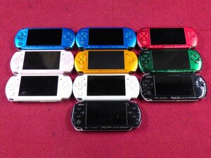 SONY プレイステーションポータブル 本体 PSP-3000 10台セット 通電可 PSP まとめ売り ＊現状品【GH】