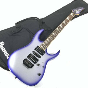 Ibanez アイバニーズ RG エレキギター シリアルNo.W830826 シルバー/青系 ソフトケース付き★現状品