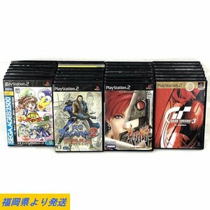 【30本/まとめ売り】SONY PlayStation2 ソフト 説明書付 ポイズンピンク ナルト 戦国バサラ等 ＊ジャンク品【福岡】