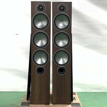 MONITOR AUDIO モニターオーディオ BRONZE 6 トールボーイ型 2.5way 4スピーカー 底台 ネットカバー付き 2台◆現状品_画像3