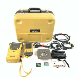 TOPCON トプコン GB-500 / FC-100 GNSS受信機 / データコレクタセット ケーブル 通信端末 CPTrans-SX 簡易アンテナ ケース付き＊ジャンク品