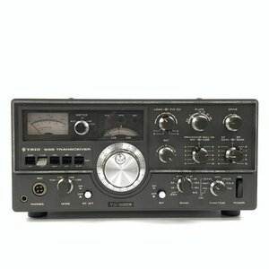 TRIO トリオ TS-520V SSB トランシーバー 1.8-29MHz 電源コード/9Pプラグ/8Pリモートプラグ付き◇ジャンク品