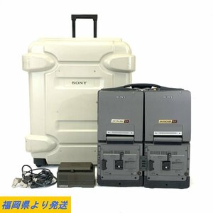 【2台セット】SONY DNW-A25 ベータカムSXポータブルレコーダー AC-DN2A付き●ジャンク品【TB】【福岡】