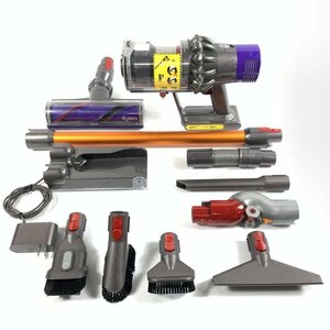 dyson ダイソン SV12 コードレスクリーナー 隙間ノズル 布団ツール コンビネーションブラシ 充電台兼用ACアダプター等付き＊現状品