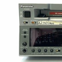 Panasonic AJ-HD1400 パナソニック DVCPRO HD コンパクトレコーダー 業務用レコーダー ※出力NG●ジャンク品【TB】【福岡】_画像2