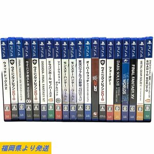 【20本/まとめ売り】SONY PlayStation4用ソフト ウイニングイレブン/モンハン/ファイナルファンタジー ＊ジャンク品【福岡】