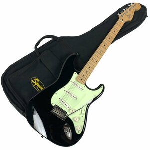 Squier by Fender スクワイア ストラトキャスター エレキギター シリアルNo.CY05086149 黒系 ソフトケース付き★現状品