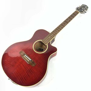 Epiphone エピフォン PR6E/TR エレアコギター シリアルNo.S95050029 赤系★現状品