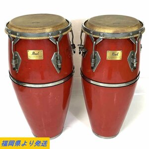 PEARL PROFESSIONAL PERCUSSION コンガ セット パール パーカッション ＊現状品【TB】【福岡】