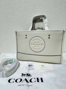 【新品】未使用 COACH コーチ バッグ デンプシーキャリオール 2way トートバッグ ハンドバッグ 