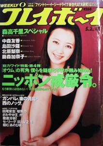 週刊プレイボーイ 第30巻第15号 1995/5/2■森高千里/中森友香/島田沙羅/北原梨奈/藤森加奈子/表紙：高橋由美子■集英社