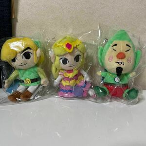 新品 3点セット ゼルダの伝説 風のタクト ぬいぐるみ 人形