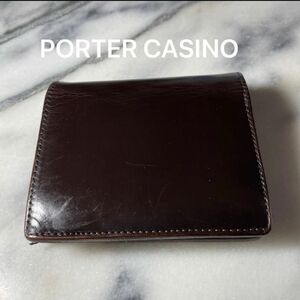 PORTER CASINO ポーターカジノ　二つ折り財布 214-04620
