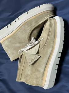 中古美品　サイズ41 sacai Clarks Wallabee クラークス ワラビー チャッカブーツ サカイ　スエード　ワッフル　