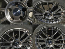 マークX外し エンケイPFM1　18インチ8Jインセット35　5穴PCD114.3、225/45R18サマータイヤ付4本セット【中古】_画像6