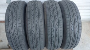 165/70R14(EC202) 2021年13週製、溝あり、国産中古ダンロップタイヤ4本セット 