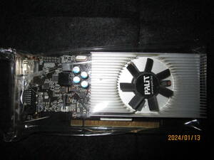 送料無料 即決 NVIDIA GeForce GT 740 Palit NEAT7400HD41-1070F ロープロファイル 1スロット 補助電源不要 メモリ2GB 2048MB DVI-D HDMI