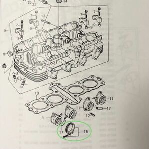 【送料無料】カワサキ純正Z400FX/Z400Jインシュレーターバンドセット(インマニ キャブバンド キャブレターCR FCR TMR)の画像2