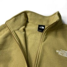 1円～!売切!【正規新品】THE NORTH FACE◆TEXTURED CAP ROCK 1/4 ZIP PULLOVER フリース 厚手ニット US限定 刺繍(XL)ベージュ 181024-25_画像6