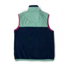 1円～!売切!【正規新品】THE NORTH FACE◆ROYAL ARCH VEST フリース ベスト キルティング US限定 肉厚 アウトドア(XL)紺 緑 181024-60_画像7