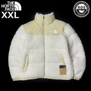 1円～!売切!【正規新品】THE NORTH FACE SHERPA NUPTSE JACKET ダウンジャケット ヌプシ モコモコ シェルパフリース(XXL)白 190122-175