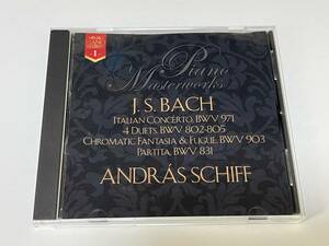 バッハ：イタリア協奏曲　デュエット　第1番～第4番　半音階的幻想曲とフーガ　フランス風序曲　ピアノ：アンドラーシュ・シフ　8