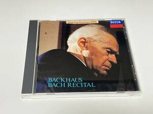 バックハウス・バッハ・リサイタル　イギリス組曲　フランス組曲　前奏曲とフーガ第1番　第2番　ピアノ：ウィリヘルム・バックハウス　0