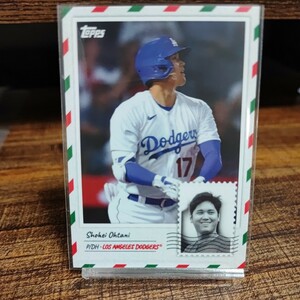 【他出品同梱可】2023 TOPPS MLB holiday card #1 大谷翔平 ohtani shohei ドジャース DODGERS 