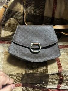 1円スタート セリーヌ CELINE ヴィンテージ ミニ ショルダーバッグ 難あり