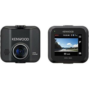 KENWOOD ケンウッド ドライブレコーダー ブラック 広角で明るいF1.8レンズ