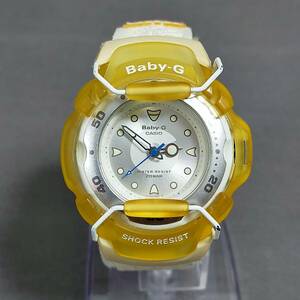 1/19　L60003　CASIO　Baby-G　BGR-20　カシオ　ベビーG　腕時計　Reef　稼動　ホワイト×イエロー系