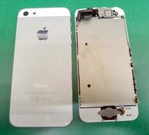 T10824pジャンク スマホパーツ iPhone5 A1429 外装・リアカメラ 白黒2台セット_画像6