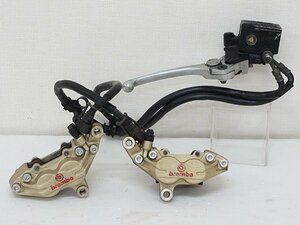 2318【ヤマハ XJR1200R 4KG 純正ブレンボ フロントキャリパー 左右セット マスターシリンダー XJR1200 XJR1300】