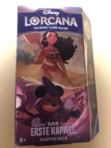 DISNEY LORCANA TCG スターターデッキ Mickey Mouse and Moana 新品 未開封 管理番号masa1