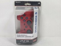 SONY DUALSHOCK3 WIRELESS CONTROLLER　デュアルショック3 ディープレッド　CECHZC2J_画像3