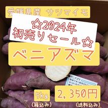 ☆2024年初売りセール☆愛媛県産サツマイモ【ベニアズマ】_画像1