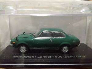 ▲アシェット 国産名車コレクション 1/43 三菱 ランサー Lancer 1600 GSR 1973 旧車 未開封品