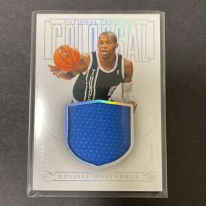 NBA カード Panini 2013-14 National Treasures Russell Westbrook Jersey メモラビリア 