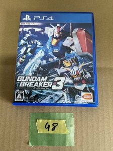 「岐阜発送」G8　ガンダムブレイカー3　PS4　ゲームソフト　中古品