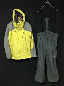 ◆Marmot マーモット HEAT NAVI スノースーツ 本格 スキーウェア 上下セット L　デサント