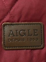 ◆AIGLE エーグル キルティングダウンジャケット L　ダウンブルゾン　ダウン90　本格モデル_画像6