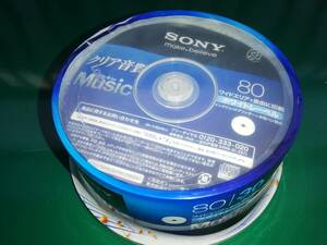 SONY CD-R音楽用80分30枚セット 未使用品 パッケージ無しの中身だけ送料185円のクリックポストで発送